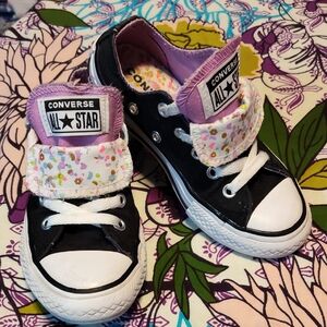 Converse Double-Tongue Low Tops